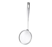 LIXSAZSE Cuchara coladora ligera de acero inoxidable diseñada para filtrar jugos y residuos al cocinar guisos o ollas calientes. Coladores de malla fina acero inoxidable para cocina.