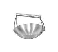 LIXSAZSE Cuchara para servir tofu, cuchara de agua comercial, apta para cocinar en casa, tofu de mano espesado que ofrece un excelente control, cucharón acero inoxidable resistente al calor