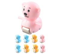 LIXSAZSE de Juego reemplazable Juego de Divertido Juguete Actividad Atractivas Pista Tobogán Juguetes para niños Tiempo de Diversión Hoy Pista de Carreras , 9 Piezas de Oso , 2.5 x 2.5 cm