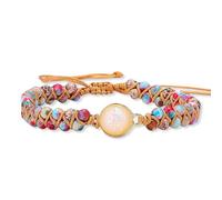 LIXSAZSE de punto Pulseras de doble capa Personalidad Minimalista Único Cómodo Accesorios joyería amigables con la piel
