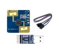 LIXSAZSE El sensor estático de presencia humana LD2402 para aplicaciones domésticas inteligentes puede detectar el estado de presencia humana sensibilidad. Poder, Módulo+Cable+Placa