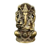 LIXSAZSE Elegante y exquisita del Señor Ganesha. Maravillosa decoración para la sala de estar. También puede ser un regalo único. Excelente pieza de colección. Estatua Ganesha colección.