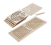 LIXSAZSE Encantador Juego de de Laberinto, Juguete Que Involucra Tanto el Cerebro Izquierdo el Derecho, Mejora Las Habilidades de los niños Mientras se