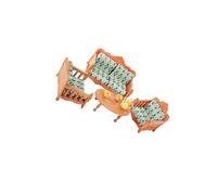 LIXSAZSE Encantador Juego de y sillas de para Madera para casa muñecas, futuros diseñadores Interiores. Bonita decoración y Accesorio. Muebles para Madera en Miniatura realistas