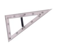 LIXSAZSE Equipo de geometría matemática, reglas de ángulo duraderas, suministros grandes para profesores, herramientas de dibujo esenciales para, Claro, Regla de 60 grados