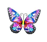 LIXSAZSE Escultura decorativa de pared con mariposas de metal vibrantes que aportan un toque fresco y natural a cualquier espacio. Arte mural, Estilo D