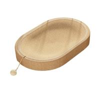 LIXSAZSE Espaciosa Cama rascadora para Gatos con Bola Colgante. Ideal para Gatos de Interior Activos Que Buscan Entretenimiento y Comodidad. Hecha de sisal dureza para Resistir los arañazos más