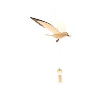 LIXSAZSE Esta Pieza de Arte de Gaviota voladora para Madera Hecha a Mano es un Hermoso Regalo para Amigos y Familiares Que aprecian Las Decoraciones únicas. Colgante Decorativo pájaro en Forma Gota,