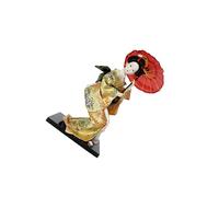 LIXSAZSE Estatua de muñeca Kokeshi Japonesa, artesanía Hecha a Mano, Decorativa Coleccionable de Kimono para Sala Estar, Dormitorio, hogar, Coleccionable, Oficina, hogar, decoración
