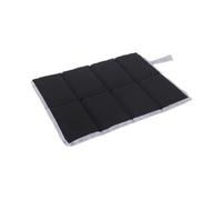 LIXSAZSE Esterilla de Camping Ligera y portátil, cojín para Picnic, Tela Oxford, Impermeable, Plegable, para Actividades al Aire Libre, cómoda y portátil, Negro, 39 x 29.5 x 1 cm