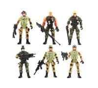 LIXSAZSE Figuras de Las Fuerzas Especiales con características realistas. Regalo Ideal para los entusiastas de Las Figuras acción con temática Marines. Equipo Especial policía.