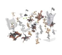 LIXSAZSE Figuras de Soldados realistas, Caballeros Medievales, Figuras de acción para Construir Modelos, diseñadas para Inspirar la Creatividad y la