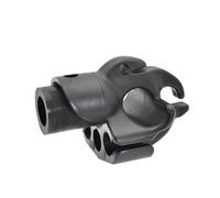 LIXSAZSE Fijación de Tubo de látex ABS, bozal Pesca submarina, Suministros duraderos para Buceo, Herramienta Pesca conservante, Equipo