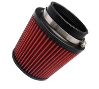 LIXSAZSE Filtro de aire universal con cabezal tipo hongo para admisión de potencia que integra filtros aire redondos alto rendimiento para un rápido acelerador del motor. Adaptador doble embudo