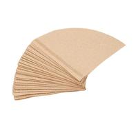 LIXSAZSE Filtros de café, máquina de papel, cono vertedor, opción ecológica y resistente, facilita la preparación del café, tapa natural, hervidor agua soplado a mano, tostado inferior