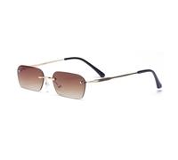 LIXSAZSE Gafas de sol aptas para todas las formas de la cara - PC de definición a prueba de UV 400 en forma de corazón Reforzar la comodidad Conservar el color verdadero, castaña