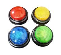 LIXSAZSE Game Buzzers Pack Interactivo para educación Preescolar, Juegos Familiares, Elementos Esenciales para el Aula para Profesores