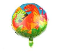 LIXSAZSE Globos de cumpleaños, película de aluminio, tamaño grande, dinosaurio, casa temática, globo, arreglo de, accesorios para fotos, accesorio, 18in D
