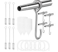 LIXSAZSE Grifo para jarabe Juego de extracción de jarabe arce Incluye tubos Cepillos limpieza y papeles filtro Producción Papeles filtro Espitas y ganchos Cepillos limpieza