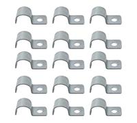 LIXSAZSE Hebilla de fijación de Cable red, solución confiable para gestión cables, abrazadera tubo un lado, abrazadera C acero inoxidable, 25x