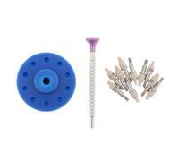 LIXSAZSE Herramienta de ajuste de manecillas, equipo profesional reparación relojes con puntas prensa variadas para un ajuste fácil las manecillas horas y minutos, instalación y del, azul, 5cm