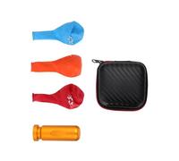 LIXSAZSE Herramientas de Entrenamiento para la ecualización auditiva en Buceo, Incluyendo Globos de práctica y Estuche para una fácil organización. Practica el Equilibrio de, Oro, 5.9 cm