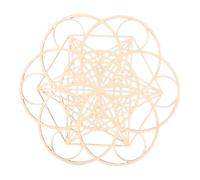 LIXSAZSE Intrincado colgante de pared geométrico, hermoso arte sagrado para sala de estar o dormitorio, decoración pared para espacio meditación, adorno bohemio, étnico, marroquí, arte, Estilo D