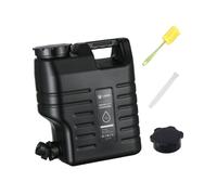 LIXSAZSE Jarra grande para almacenar agua, tanque de agua para senderismo, ofrece acceso confiable con un cubo para acampar de 12 litros, lo que garantiza tener siempre acceso a, negro