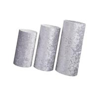 LIXSAZSE Juego de 3 piezas que añaden elegancia a la de la tarta cumpleaños con estas decoraciones. Decoración mantel fácil instalar y quitar sin, Plata