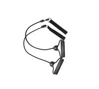 LIXSAZSE Juego de bandas de resistencia dinámicas para trampolín, con cuerda elástica para ejercicios de fitness, con mango ergonómico para mayor comodidad, ideal para mujeres