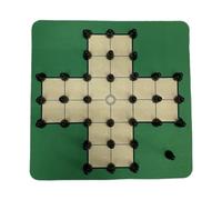LIXSAZSE Juego de de Solitario de Goma versátil con Juegos Elegantes o Noches de Juegos Familiares competitivos El Tablero de 24 cm/9,45 Pulgadas es Compacto y fácil de
