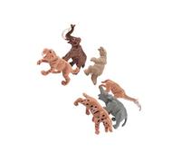 LIXSAZSE Juego de Figuras de Animales Granja Duradero, decoración para el hogar, Regalo cumpleaños para niños y niñas. ¡Aspecto y Tacto increíbles! Hecho PVC. , 6 Animales prehistóricos