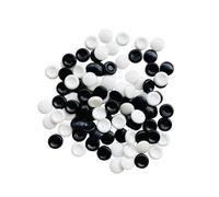 LIXSAZSE Juego de Go Games Pieces Stones para Adolescentes y Adultos, 100 Piezas diseñadas para un Juego fácil y cómodo, Juegos de Estrategia, Piezas ajedrez Chino Gobang.