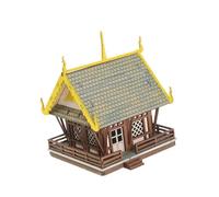 LIXSAZSE Kits de construcción de Casas para Madera, Rompecabezas 3D para desarrollar Habilidades, Disfrutar emocionantes experiencias ensamblaje y Paciencia. Maqueta para Madera a Escala 1/72,
