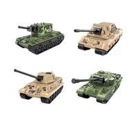 LIXSAZSE Kits de Modelos de Tanques para ensamblar, Juguetes vehículos Tanque 4D, Kit construcción Camiones Resistentes, Juegos ingenio para niños, Entretenimiento, Manualidades DIY, educación,