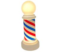 LIXSAZSE Lámpara de poste para salón, elegantes accesorios de barbería con iluminación llamativa que crea efectos visuales impresionantes, luz de letrero de barbero,