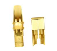 LIXSAZSE Las boquillas para saxofones altos con parches de ligadura ofrecen un control y una precisión incomparables durante la interpretación. Accesorio de ligadura para boquilla saxofón alto.