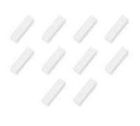 LIXSAZSE Limas de lijado, bloque de pulido, puntas uñas blancas, tampón, suavidad, resistente al desgaste, exfoliante para uñas los pies, mango manicura y pedicura, tipo 4