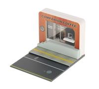 LIXSAZSE Los Efectos de iluminación en la exhibición de escenarios Diorama para Modelos Autos a Escala 1/64 Hacen Que Cada Detalle Brille. El Diorama escenarios a Escala 1/64 es Muy Delicado.