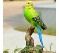 LIXSAZSE Mini de Loro para jardín. No Requiere alimentación ni cuidados cumpleaños. Halloween, Navidad, cumpleaños, para niños. pájaro Tropical en Miniatura para