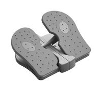 LIXSAZSE Mini máquina de Pasos para pies, Antideslizante, para Fitness, portátil, para escaleras, para Oficina o casa, Maravillosa máquina para Estirar, Gris, 23.5 x 21.5 x 11. cm