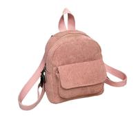 LIXSAZSE Mini Mochila Ligera y portátil para Mujer, para Profesionales ocupados, pequeña Mochila Urbana de Pana de Gran Capacidad, Rosa