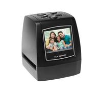 LIXSAZSE Mini Visor de Diapositivas Digital, fácil Carga de película, adaptadores incluidos, escáner ABS A3, escáneres de Diapositivas de 35 mm a escáner de Negativos Digitales