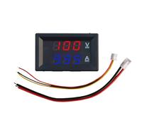 LIXSAZSE Mini voltímetro digital y amperímetro probador de corriente instrumento de medición y luz indicadora verde que muestra la corriente, 100A