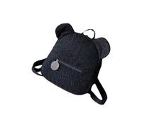 LIXSAZSE Mochila De Felpa Para Niñas Personalizada Cómoda Guardería Personalizada Niñas Niñas Mochilas Compactas Reforzadas Para, Negro