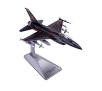LIXSAZSE Modelo de avión de Combate F16 a Escala 1/100. Llamativo Recuerdo Decorativo para exhibir o Regalar a entusiastas la aviación y coleccionistas. Recuerdo aviación con Expositor.