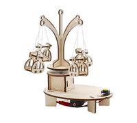 LIXSAZSE Modelo de Silla giratoria DIY Que promueve la participación Activa en el Aprendizaje a través de sillas carrusel. Kits experimentos científicos física. Material didáctico Educativo.