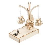 LIXSAZSE Modelo de sillas de carrusel, Rompecabezas para Madera para Hacer Mismo: Permite Que los Conceptos física Sean accesibles y entretenidos Mediante la exploración práctica. Kits experimentos