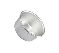 LIXSAZSE Molde para mini pasteles, base para budines, utensilios de cocina para hornear mini pasteles y deliciosos budines sin esfuerzo, molde alto de aleación aluminio.