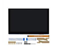 LIXSAZSE Monitores de Pantalla táctil Fuertes y Resistentes, adecuados para Cualquier Escritorio o Pared, monitores ABS fáciles de Ajustar para LCD PC, 7 Pulgadas, para Pi 4B 3B